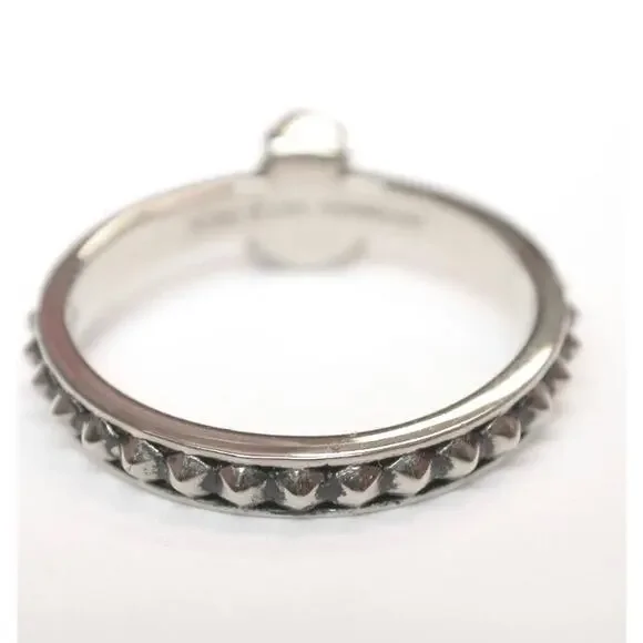 Alexander McQueen Brass Skull Ring with Swarovski - Picture 3 of 3